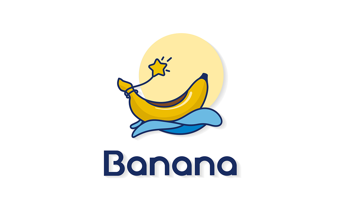 banana月子會所品牌標(biāo)志設(shè)計(jì)